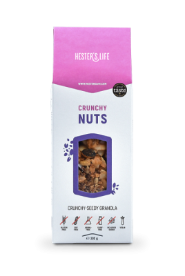 Hester's Life Crunchy Nuts  magvak