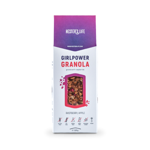 Hester's Life Girlpower Granola  extra granola