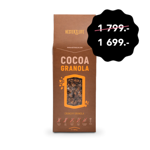 Hester's Life Cocoa Granola alap granola