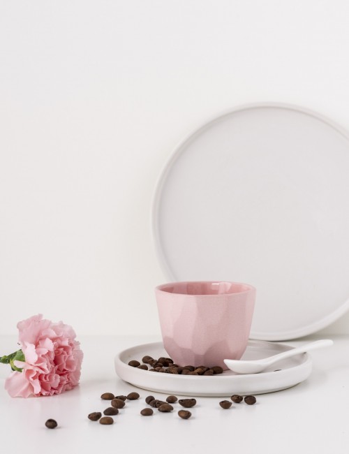 Hester's Life Designer cappuccino csésze - rózsaszín ajándéktárgyak