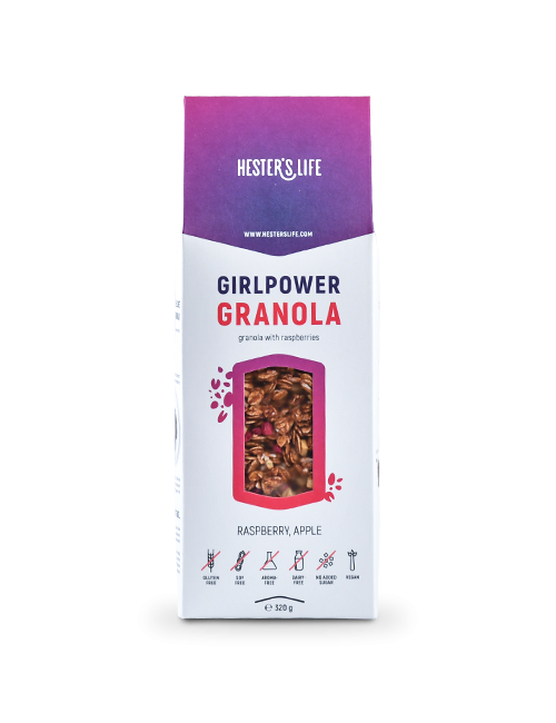 Hester's Life Girlpower Granola  extra granola