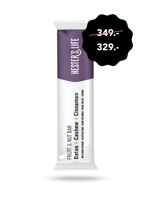 Hester's Life Fruit & Nut Bar Dates + Cashew + Cinnamon togo