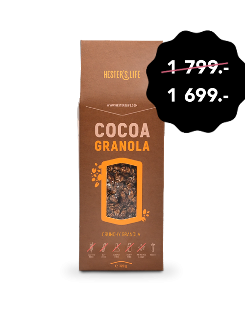 Hester's Life Cocoa Granola alap granola