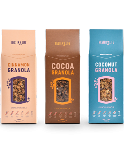 Hester's Life Basic granola-selection Package deals