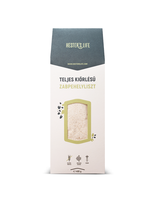 Hester's Life Teljes kiőrlésű zabpehelyliszt alapanyagok