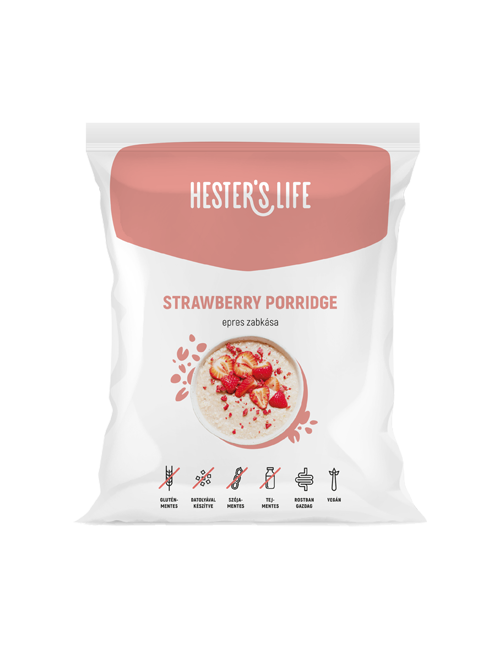 Hester's Life Strawberry Porridge togo