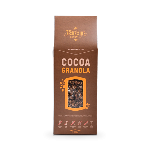 Hester's Life Cocoa Granola alap granola