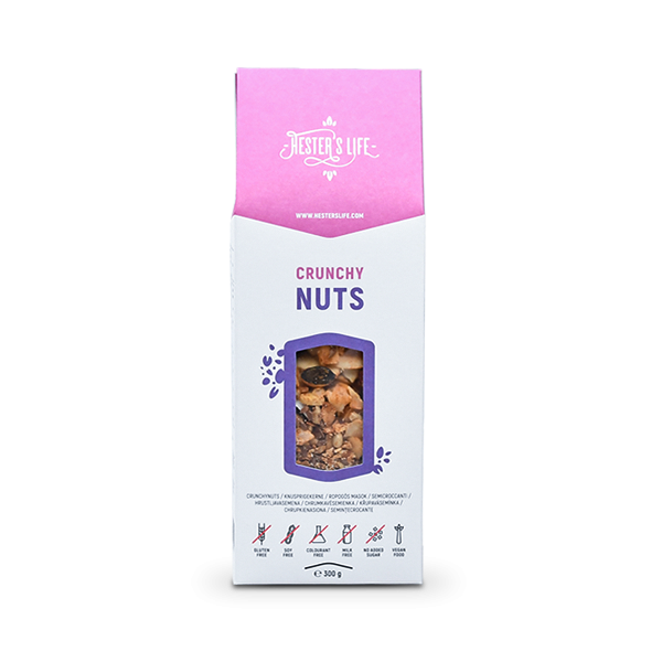 Hester's Life Crunchy Nuts  magvak