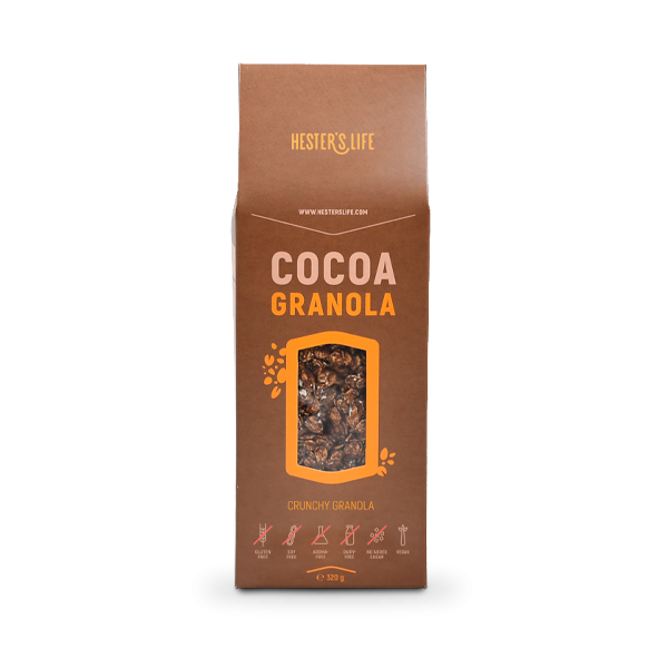Hester's Life Cocoa Granola alap granola
