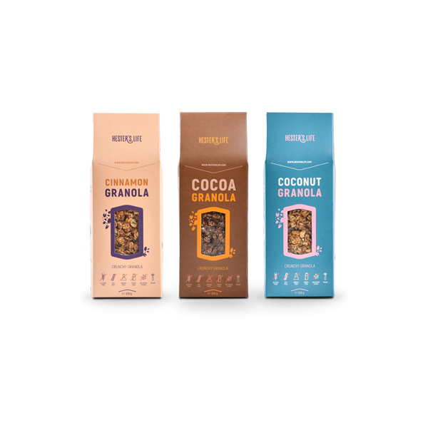 Hester's Life Alap granola-válogatás Csomagajánlatok