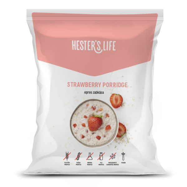 Hester's Life Strawberry Porridge togo
