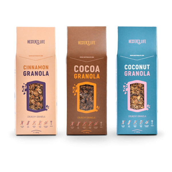 Hester's Life Alap granola-válogatás Csomagajánlatok