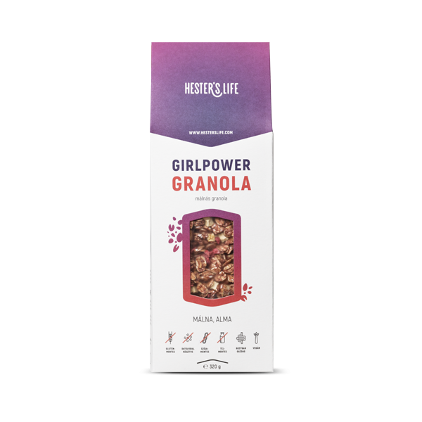 Hester's Life Girlpower Granola  extra granola