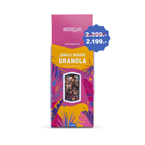 Hester's Life Jungle Boogie Granola extra granola