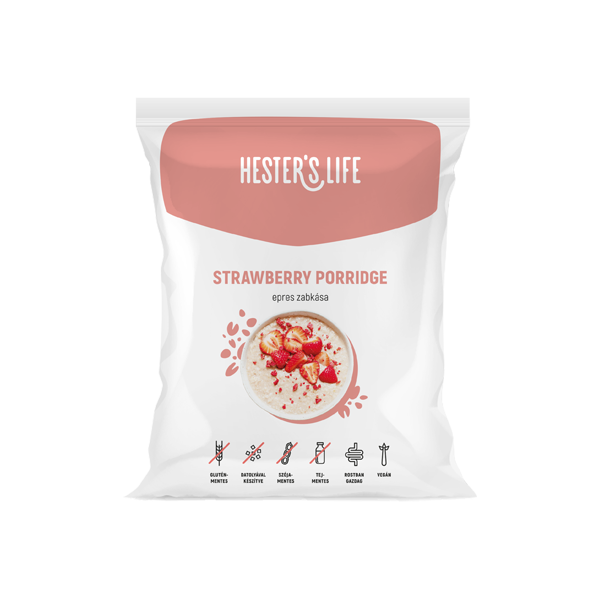 Hester's Life Strawberry Porridge togo